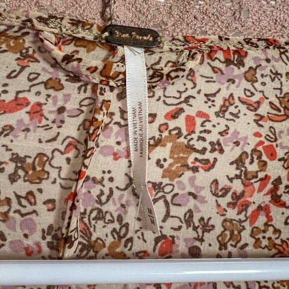 NWT Free People Lola Printed Kimono Size M - Picture 3 of 10